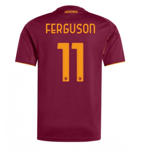 AS Roma Evan Ferguson #11 Domácí Dres 2025-26 Krátký Rukáv AS Roma Evan Ferguson #11 Domácí Dres 2025-26 Krátký Rukáv